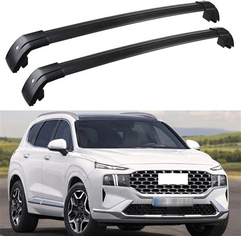 2 Stück Auto Crossbar Dachträger für Hyundai Santa FE IV TM III DM