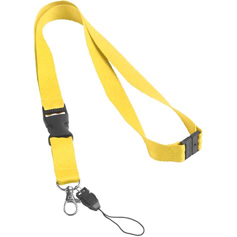 Murray Lanyard Mit 20mm Breite Gelb Polyester 2g Als Werbemittel