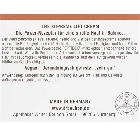 DR. BOUHON Recover & Balance The Supreme Lift Tagescreme 50ml - QVC.de