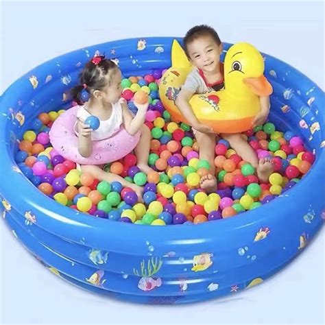 Piscina De Bolinhas Bebe - piscina inflável de bebê tamanho grande bolinhas e água brinquedo ...