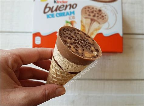 Kinder Ice Cream Kinderschokolade Eis Stick Sandwich Und Bueno Cone