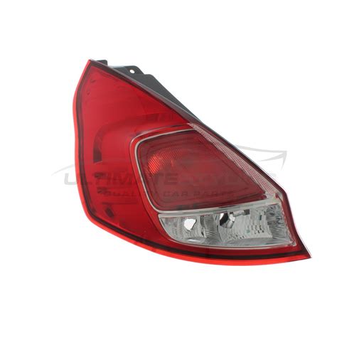 Ford Fiesta Rear Light Tail Light Passenger Side Lh Rear Non Led