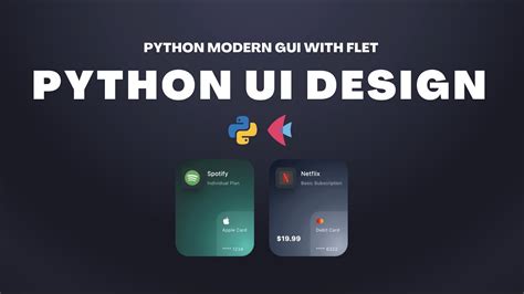 Python Tutorial UI Design Using Flet YouTube