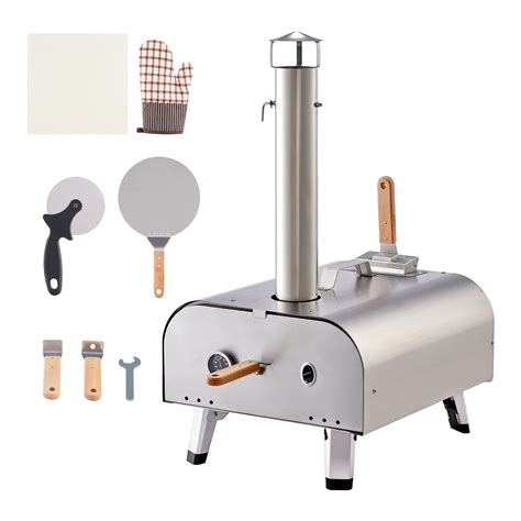 CO Z 12 Portable Wood Pellet Pizza Oven Outdoor Wood Fired Pizza Oven