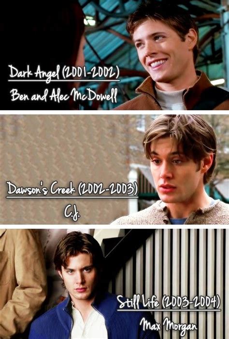 Jensen Ackles Jensen Ackles Dawsons Creek Dark Angel