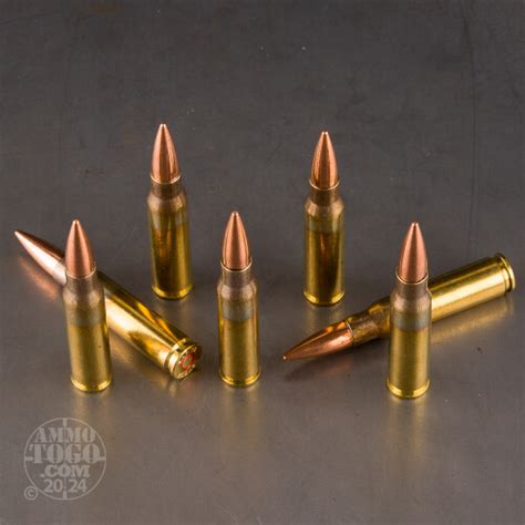 Cheap 308 Winchester 7 62x51 Ammo Bulk Zsr Ammunition Full Metal Jacket Fmj 500 Round Packs