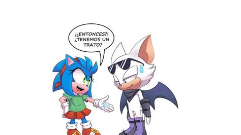 Sonadow comics chaos universe | The bat in sonic