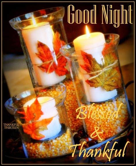 Good Night God Bless Fall Thanksgiving Fall Candles Diy Thanksgiving