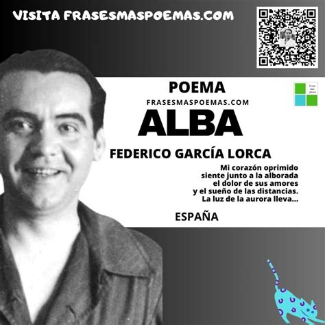 Alba de Federico García Lorca Poema Frases más poemas