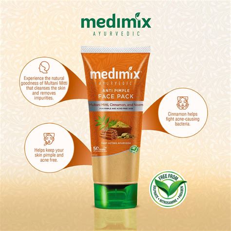 Buy Medimix Ayurvedic Anti Pimple Face Pack Ml Online Get Upto