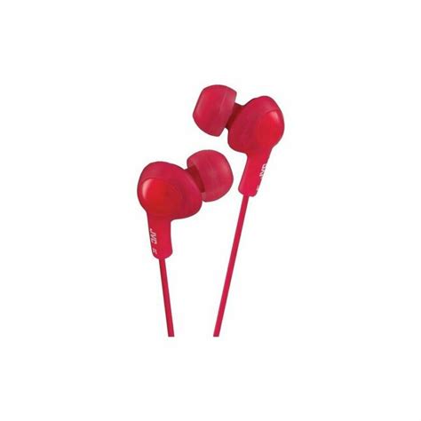 Jvc Jvc Hafx5r Gumy Plus Inner Ear Headphones Red At