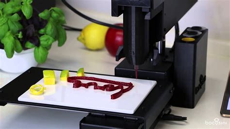 3D Food Printing System Bocusini On Kickstarter YouTube