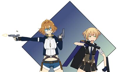 ウェルロッドmkiiドールズフロントライン Grizzly And Welrod Kisekae Underscorm3のイラスト