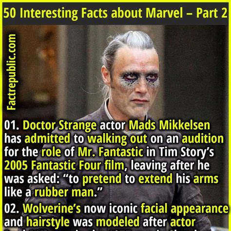 Interesting Facts About Marvel Part Fact Republic Funny True