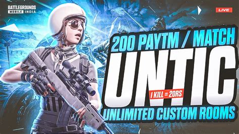 Bgmi Live Custom Room Paytm Cash And Uc Giveaway Unlimited Custom Room Live Youtube