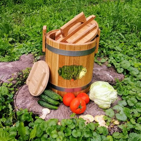 Personalized Pickle Oak Barrel L L L L Wood Vat With A Etsy Canada