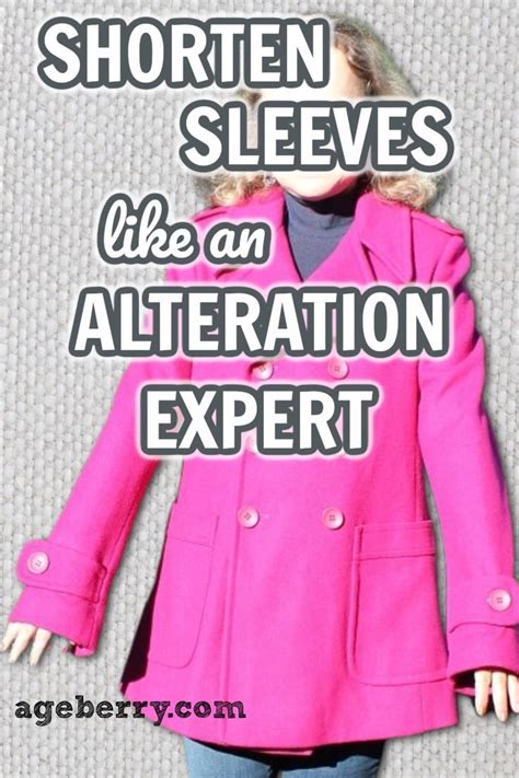 How To Shorten Sleeves On A Winter Coat Or A Jacket With Lining Diy