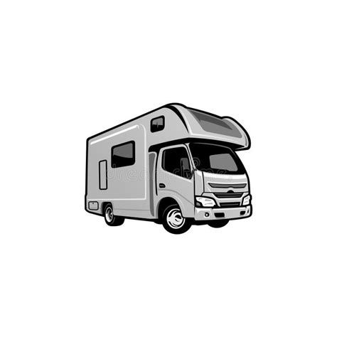 Rv Camper Sketch Stock Illustrations 192 Rv Camper Sketch Stock