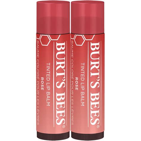 Bálsamo labial cuidado labial hidratante teñido Burts Bees cuidado