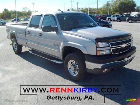 2005 Silver Birch Metallic Chevrolet Silverado 2500hd Ls Crew Cab 4x4 38010254 Photo 26