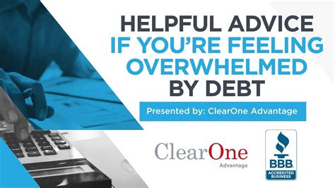 Bbb Tips Helpful Advice If You Re Feeling Overwhelmed By Debt