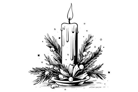 Candle Sketch Stock Photos, Images and Backgrounds for Free Download