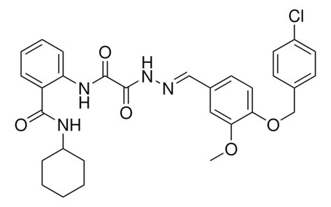 2 2E 2 4 4 CHLOROBENZYL OXY 3 METHOXYBENZYLIDENE HYDRAZINO