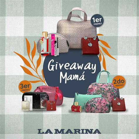 Giveaway La Marina Día de las Madres Gana bolsos cosmetiqueras