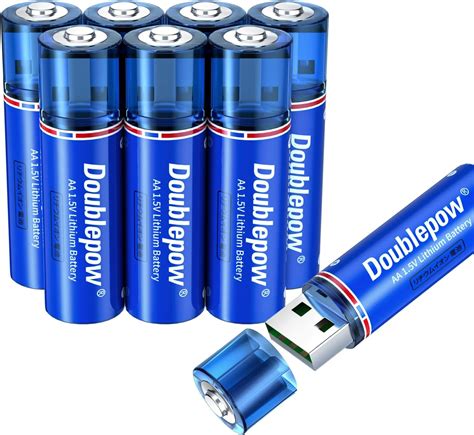 Amazon Doublepow Rechargeable Aa Batteries Aa Lithium Batteries