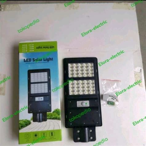 Promo Lampu Jalan Pju Watt Led Solar Panel Watt Remote Sorot