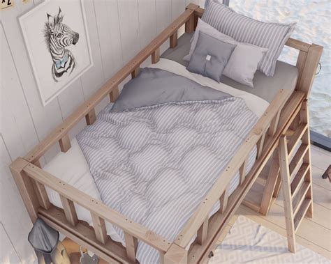 Twin Loft Bed Diy Plan Etsy Uk