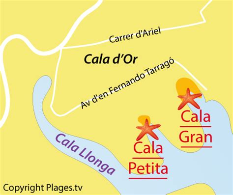 Cala Gran Map