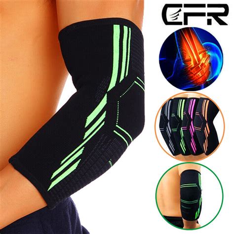 CFR Breathable Elbow Arm Support Brace Sleeve Gym Sport Arthritis Wrap