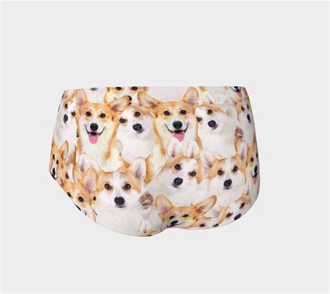 Corgi Invasion Booty Shorts Shelfies