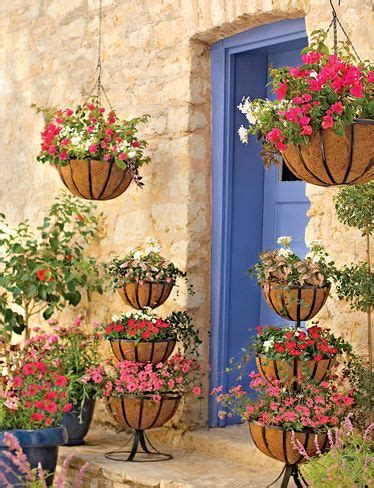 Heartwarming Aquasav Hanging Baskets Fake Ferns