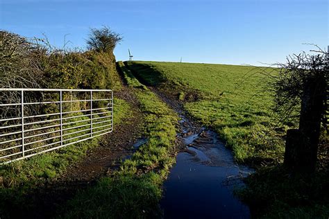 Muddy Entrance To Field Radergan Kenneth Allen Geograph Britain