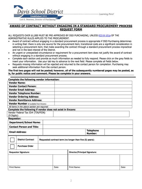 Fillable Online Notice Of Intent To Award A Contract Without Engaging