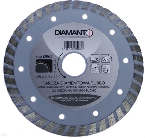 Tarcza Diamentowa Diamanto Tarcza Diament Standard Turbo X X