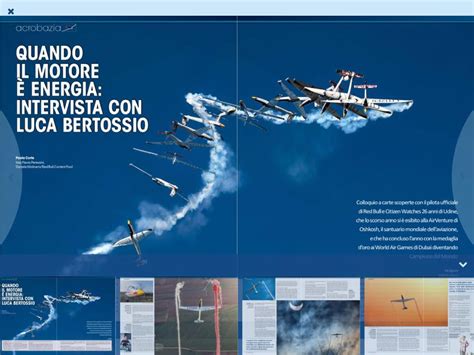 Volo Acrobatico Intervista A Luca Bertossio Per Vfr Aviation Maggio