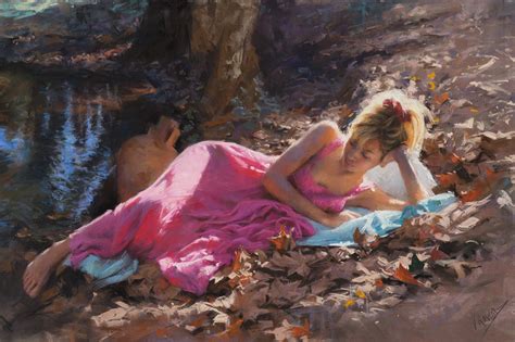 Women Painting Water Vicente Romero Redondo Hd Wallpaper Rare Gallery