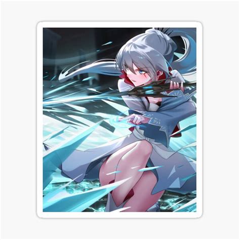 Rwby Ice Queendom Weiss Schnee Sticker For Sale By Aghla Redbubble