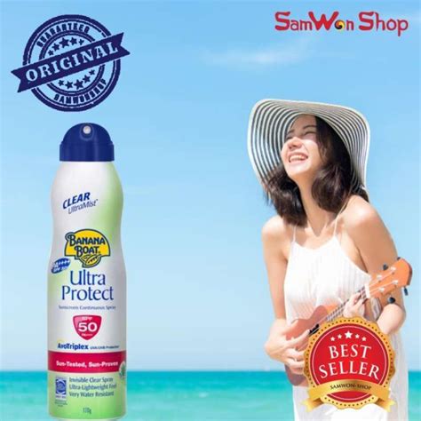 Jual BANANA BOAT ULTRA PROTECT CLEAR ULTRAMIST SPRAY PA SPF50 170g Di