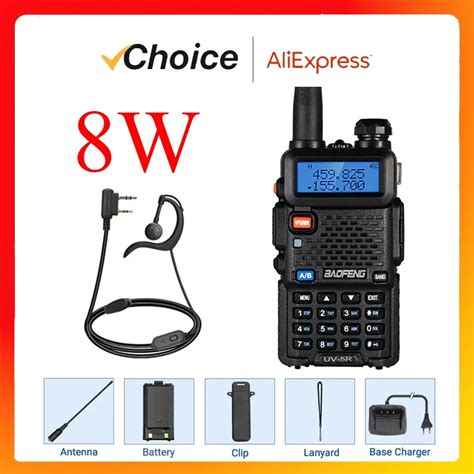 Baofeng Official Store UV 5R 8W 5W Tri Power Walkie Talkie High Power