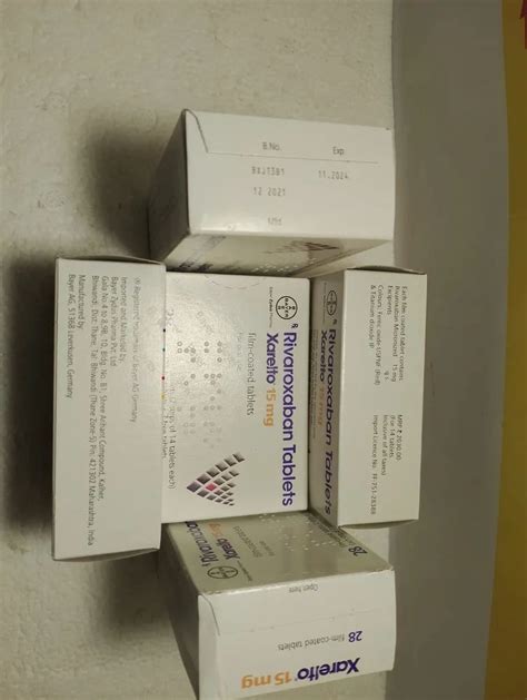 XARELTO 15MG RIVAROXABAN TAB at Rs 1050 stripe जरलट in Nagpur