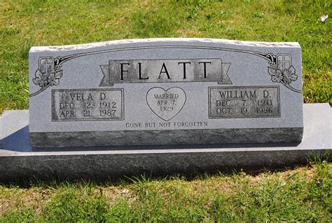 Vela Doris Davidson Flatt 1912 1987 Find A Grave Memorial