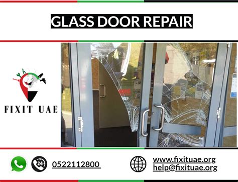 Glass Door Repair 0522112800 UAE Repairs Glazier Service 24 7