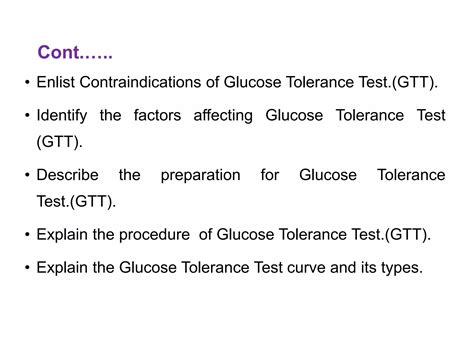 Glucose Tolerance Test Part I Pptx