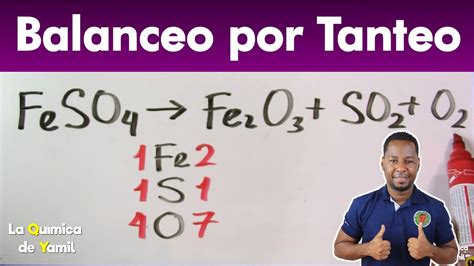 Este Balanceo Por Tanteo No Es Tan F Cil Como Parece Ejercicio