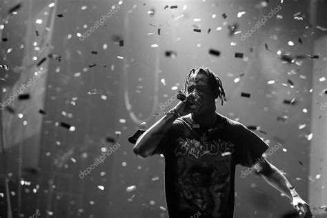 Travis Scott performing in Moscow – Stock Editorial Photo ...