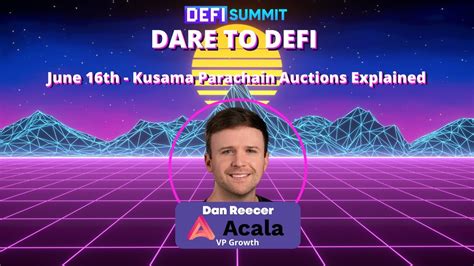 Kusama Parachain Auctions Explained Defi Conference Day Youtube